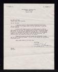 Letter from Dr. J. M. Warren to Walter Daniels
